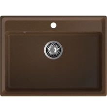 GRANFEST Мойка композит  LEVEL, GF-LV-660, чаша 660*500, терракот