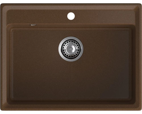 GRANFEST Мойка композит  LEVEL, GF-LV-660, чаша 660*500, терракот