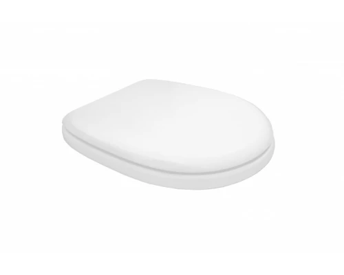 ERA Сиденье с крышкой дюропласт, антибак., с хром. металл. петлями, с механизмом Slowclose. JIKA