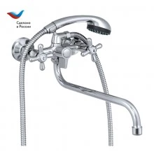 ПРОРАБ Смеситель для ванны универсальный, двуручный, СЛАВЕН, О31
