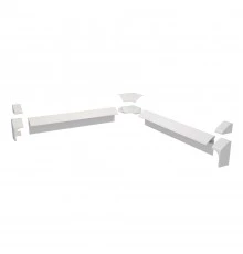 Бордюр для ванн и душевых поддонов (комплект) 1950/15мм х 2, BERGES