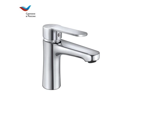 КОТТЕДЖ Смеситель для умывальника с литым изливом, одноручный, СЛАВЕН, Ф10