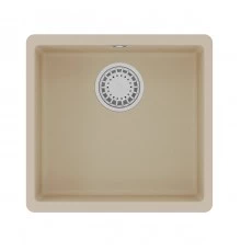 Кухонная мойка Lemark SINARA 440-U подстольного монтажа из кварцгранита, Бежевый