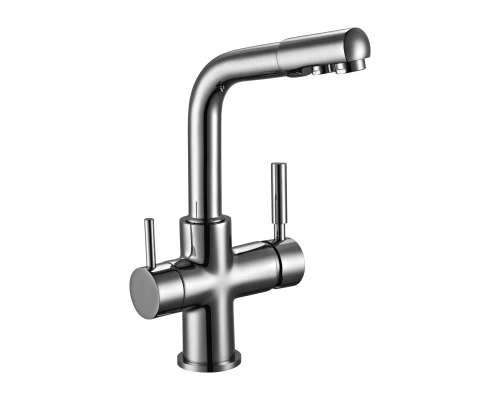 Z35 Смеситель для кухни, выс.пов.излив 193мм фильтр воды,  р/ОД, хром, ROS, Z35-31