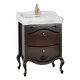 Тумба с раковиной Migliore Impero 31674 Noce 60 см