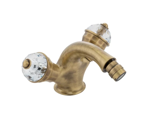 Смеситель для биде Migliore Prestige Crystal 28010 бронза
