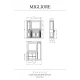 Тумба Migliore Ravenna 27065 L Oliva Dorato