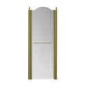 Душевая дверь Migliore Diadema 27295 DX 90 см, стекло прозрачное с декором, профиль бронза