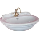 Раковина MIgliore Milady 22826 с декором Vintage 52 см