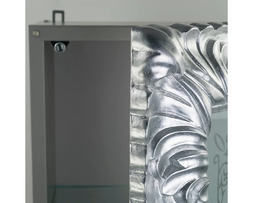 Шкаф настенный Migliore 21255 серебро