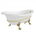 Ванна Migliore Bella Decor 26982 на лапах Standart 170x80 см, золото