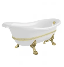 Ванна Migliore Bella Decor 26982 на лапах Standart 170x80 см, золото