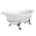 Ванна Migliore Bella Decor 26990 на лапах Standart 170x80 см, хром