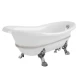 Ванна Migliore Bella Decor 26990 на лапах Standart 170x80 см, хром