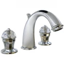 Смеситель для раковины Migliore Prestige Crystal 32764 на 3 отверстия, глянцевый хром