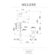 Смеситель для раковины Migliore Ermitage 18613, бронза