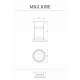 Стакан Migliore Fortuna настольный стекло/хром