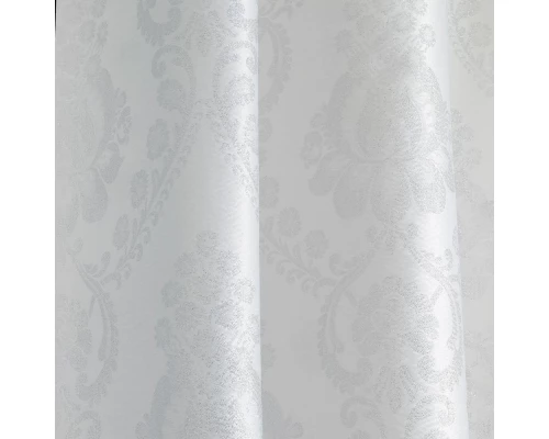 Штора для ванной Migliore 26640 Барокко серебряная 180x200 см