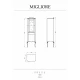 Шкаф-пенал Migliore Amelia 31038 R Bianco Opaco