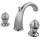 Смеситель для раковины Migliore Prestige Crystal 32764 на 3 отверстия, глянцевый хром