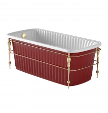 Ванна Migliore Olivia Console 24268 красная слив/перелив золото