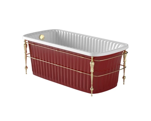 Ванна Migliore Olivia Console 24268 красная слив/перелив золото