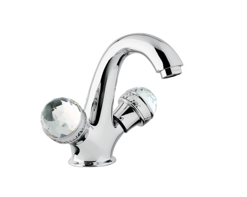 Смеситель для раковины Migliore Axo Swarovski 18490, глянцевый хром