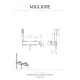 Смеситель для душа Migliore Sirius 28180 золото