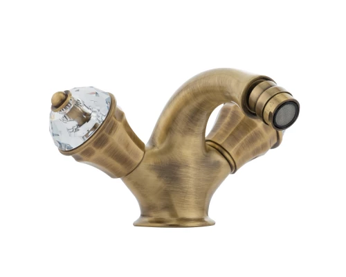 Смеситель для биде Migliore Prestige Crystal 28010 бронза