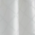 Штора для ванной Migliore 26642 Ар-деко серебряная 180x200 см