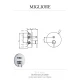 Смеситель для душа Migliore Sirius 28185 хром