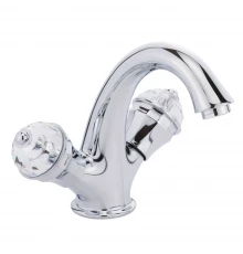 Смеситель для раковины Migliore Prestige Crystal 28006, глянцевый хром