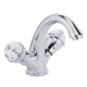Смеситель для раковины Migliore Prestige Crystal 28006, глянцевый хром