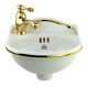 Раковина Migliore Milady 22817 D2 золото sx 32 см