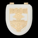 Крышка-сиденье Migliore Milady 24334 белая/золото