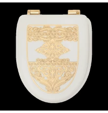 Крышка-сиденье Migliore Milady 24334 белая/золото