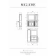 Мебель для ванны Migliore Ravenna 30440 161 см, Avorio Dorato