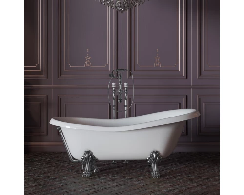 Ванна Migliore Bella 23132 на лапах Lux 170x80 см, хром