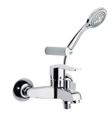 Смеситель для ванны наружнего монтажа однорычажный с душевым комплектом YPSILON PLUS 6405T3