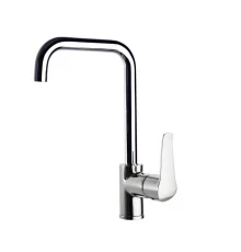 Смеситель высокий для кухни однорычажный с поворотным изливом YPSILON PLUS 6411