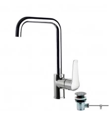 Смеситель высокий для кухни однорычажный с автоматическим клапаном YPSILON PLUS 6411VA1167