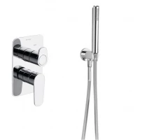 Встраиваемая душевая система с тропическим душем и душевым комплектом ALEXIA SK3615021