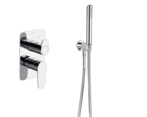 Встраиваемая душевая система с тропическим душем и душевым комплектом ALEXIA SK3615021