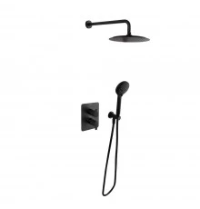 Встраиваемая термостатическая душевая система с тропическим душем и душевым комплектом BLAUTHERM 948