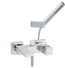 Смеситель для ванны наружнего монтажа однорычажный с душевым коплектом KUATRO 4725MK