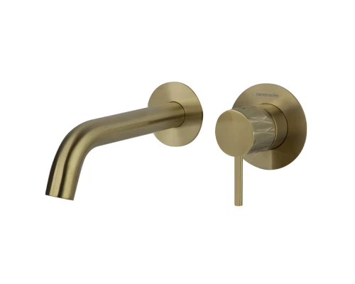 Встраиваемый однорычажный смеситель для раковины на раздельных пластинах 190 мм ODISEA JOYA 592101OC