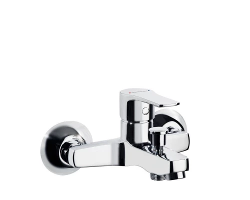 Смеситель для ванны наружнего монтажа однорычажный с душевым комплектом TITANIUM 1805S