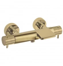 Термостатический смеситель для ванны наружнего монтажа с каскадным изливом ODISEA JOYA 593901SOC зол