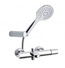 Смеситель для ванны наружнего монтажа однорычажный с душевым комплектом TZAR 340501TR