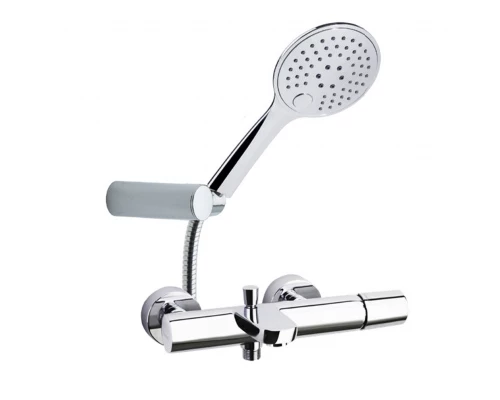 Смеситель для ванны наружнего монтажа однорычажный с душевым комплектом TZAR 340501TR